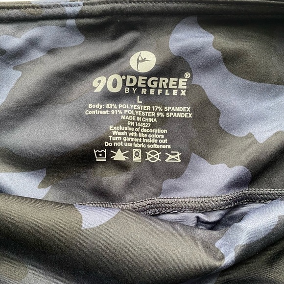 90 Degree by Reflex Yogalicious Camo Leggings - Picture 4 of 9